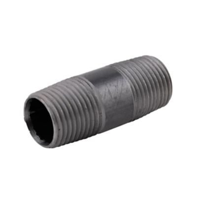 Black Iron Pipe Nipple, 1/2 x 2"