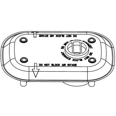 Lennox 605384-01, Flush-Mount Vent Termination Kit, For 2", 2-1/2" or 3" Vent Pipe