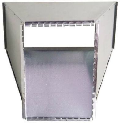 McDaniel Metals, 19-7/16"x 19-7/8" to 30-3/4" x 21-1/2" Transition