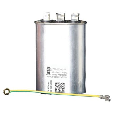 Lennox 53H2501PR, 40/5 MFD Dual Run Capacitor, 370 VAC, Oval