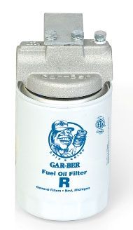 Lennox 53P9201, Gar-Ber 11BV-R, Fuel Oil Filter with Galvanized Attaching Bracket