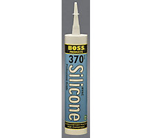 Boss 37001, 370 HVAC Silicone Sealant, White, 10.1 Ounce Cartridge