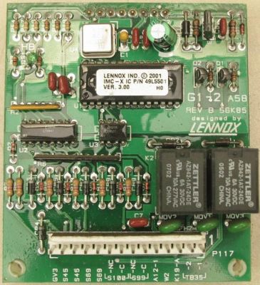 Lennox LB-90182A, Gas Valve Control Module Board A58, IMC G1-2