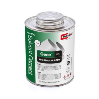 Rectorseal 55904, Gene 404L Low-VOC Solvent Cement, 1 Pint Dauber Top Can