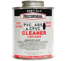 Sam CL-3L 55930, PVC, CPVC & ABS Pipe Cleaner, 1/2 Pint Can