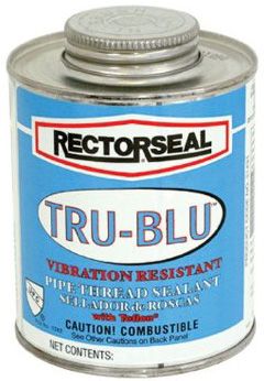 Rectorseal 31551, Tru Blu Pipe Thread Sealant, 1/2 pt.