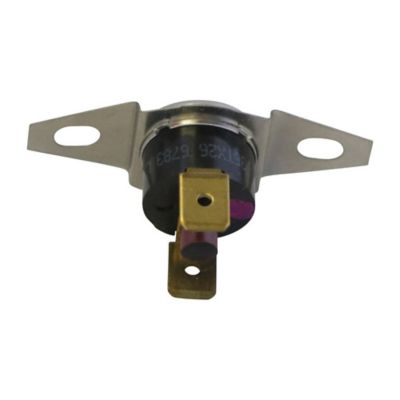 Lennox R37520B013, Thermal Rollout Switch, Pink ID Color, Actuates at 250 Deg F. +/- 13 F., Manual Reset, 90 Deg Quick Connect Terminals