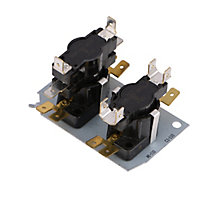 58C9601 Stacked Relay, N.O., 1 SPST and 1 DPST, 24 Volts