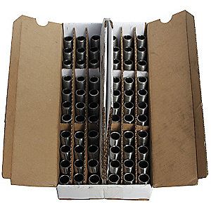 66-Piece Black Iron Pipe Nipple Assortment, 3/4" NPT