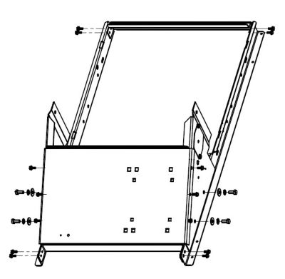 Lennox 604791-03, Belt-Drive Blower Motor Mounting Frame