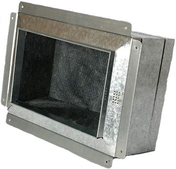 Miami Tech R6BF, 8" x 8" Flanged Register Box, 30 Gauge