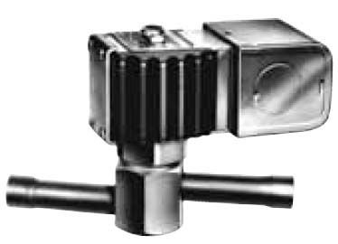Less Coil" Solenoid Valve with 1/2" ODF Solder Conn. & 9/32" Port" MOPD 450 psi MKC-2"with mounting hole