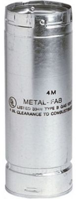 Metal Fab 4M24, 4 x 24" Type B Double Wall Pipe Length