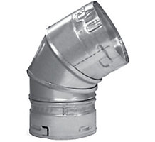 Metal Fab 12695, 5" 45/60 Deg Adjustable Elbow - Type B Gas Vent Round Pipe