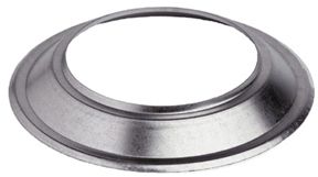 Metal Fab 4MSC, 4" Storm Collar - Type B Gas Vent Round Pipe, 1-1/2" Height