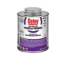 Oatey 30757, Purple Pipe Primer, 16 Ounce Dauber Top Can