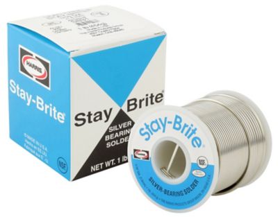 Harris SB61 Stay Brite Silver Lead-Free Solder, 1/8” 1 lb. Spool