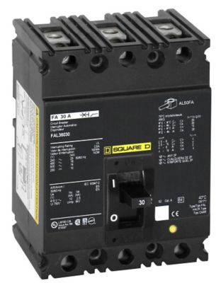 66J5301, Circuit Breaker, 3 Pole, 70A, 600V, 50/60 Hz, Molded Case