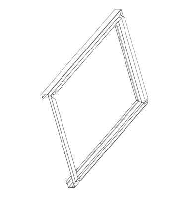 Lennox LB-90729B, Filter Rack Kit, 20x25x1" Nominal Size, 10/Pack