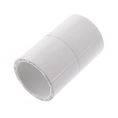 Schedule 40 PVC Coupling, 3/4 IN, Soc x Soc