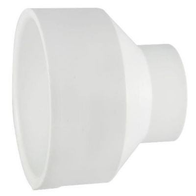 PVC Schedule 40 Pipe Reducing Coupling, 2 IN x 1-1/2 IN, Soc x Soc