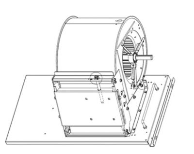 Lennox LB-107336A, Belt Drive Blower Assembly, Unpainted