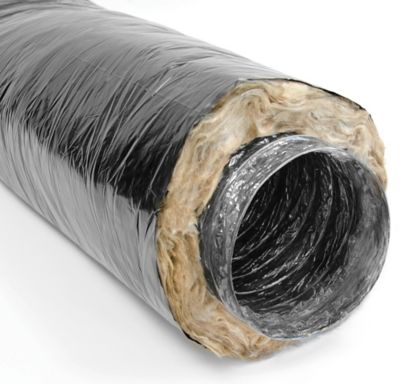 Hart & Cooley 051311, F116 Series UL Listed Insulated Flexible Duct, 4" x 25', R-6.0 Insulated, Boxed