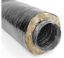 Hart & Cooley 051313, F116 Series UL Listed Insulated Flexible Duct, 6" x 25', R-6.0 Insulated, Boxed