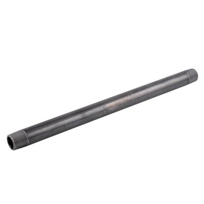 Black Iron Pipe Nipple, 1/2 x 12"