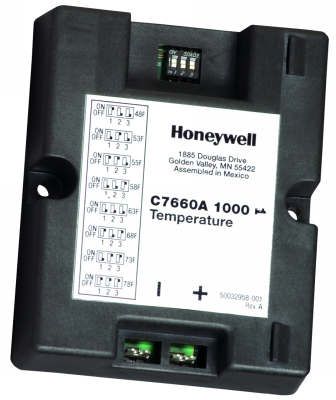 Honeywell C7660A1000, Selectable Outdoor Temperature Sensor, Dry Bulb, 4 or 20ma, Supply Duct or Return Air