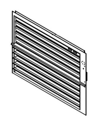 Lennox 75M7501, Packaged Unit Damper, (W x H): 87.5 x 63.5"