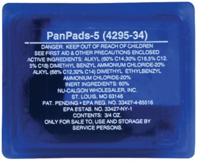 Nu Calgon 4295-34, PanPads-5, 3/4 oz./pad