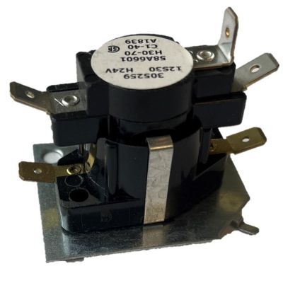 76A0101PR Relay Replacement Package, SPST N.O. and SPST N.C., ON 60 Sec, OFF 40 Sec, 24 VAC