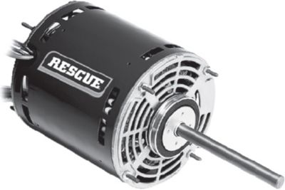 Rescue 76N1701 PSC Furnace Blower Motor, 1/2-1/6HP, 115 Volts, 1075 RPM