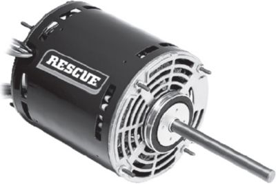 Nidec 5461, Blower Motor, 1/2-1/6HP, 208/240V-1Ph, 48 Frame, 1075 RPM, Multi-Horsepower, Rescue Motor