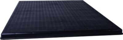 DiversiTech ACP32323, 32 x 32 x 3", The Black Pad Plastic Equipment Pad