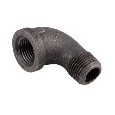 Black Iron 90 Degree Street Elbow, 1/2 IN