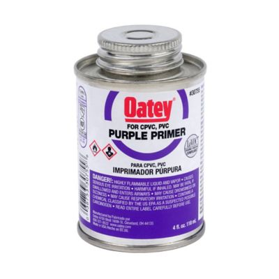 Oatey 30755, Purple Pipe Primer, 4 Ounce Dauber Top Can