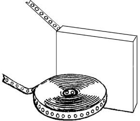 Perforated Hanger Strap, 3/4" x 100' Roll