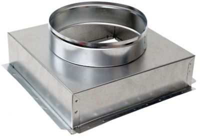 Modular Metal 6" x 6" x 5", Ceiling Box, Plaster Ground Flange, 30 Gauge