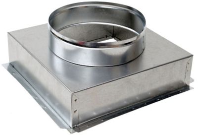 Modular Metal 8" x 8" x 7", Ceiling Box, Plaster Ground Flange, 30 Gauge