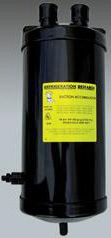 Heat Pump Suction Accumulator" 6" Diameter 1-3/8" Suction Inlet/Outlet I.D. Size Vertical