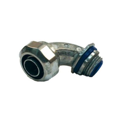 Bramec 15067, 1/2" Metallic Liquidtight Connector, 90 Degree