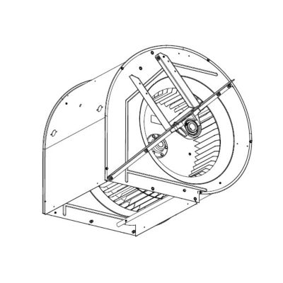 Lennox 606222-01, Belt Drive Blower Assembly, Unpainted