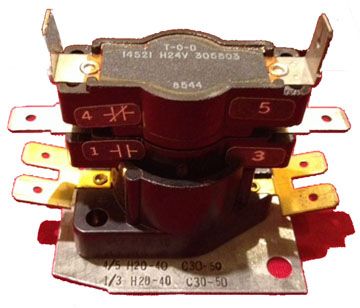 83A1101 Time Delay Relay, ON 30-50 Sec, OFF 20-40 Sec