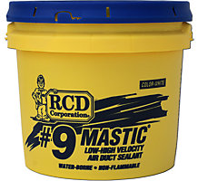 RCD Corporation 109002, #9 Mastic Low to High Velocity Air Duct Sealant, White, 2 Gallon Pail