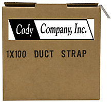 1" X 100' Non-Perforated #990 Solid Hanger Strap" Standard Gauge