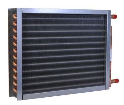 SHW2130 Space Heating Water Coil, 2 Rows, Face Area 1.30, Coil Connection 5/8 O.D.