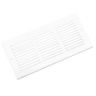 170 Series 14X06 Stamped Face Return Air Grille White Powder Coat Finish