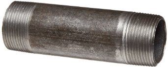 BLACK NIPPLE 1" X 3-1/2"